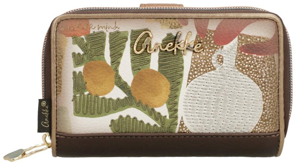 kompakte Anekke Klappbörse farbenfroh antik Muse Amphora Glanz Kartenetui