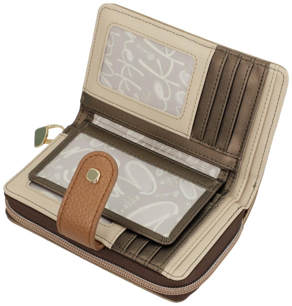 kompakte Anekke Klappbörse farbenfroh antik Muse Amphora Glanz Kartenetui