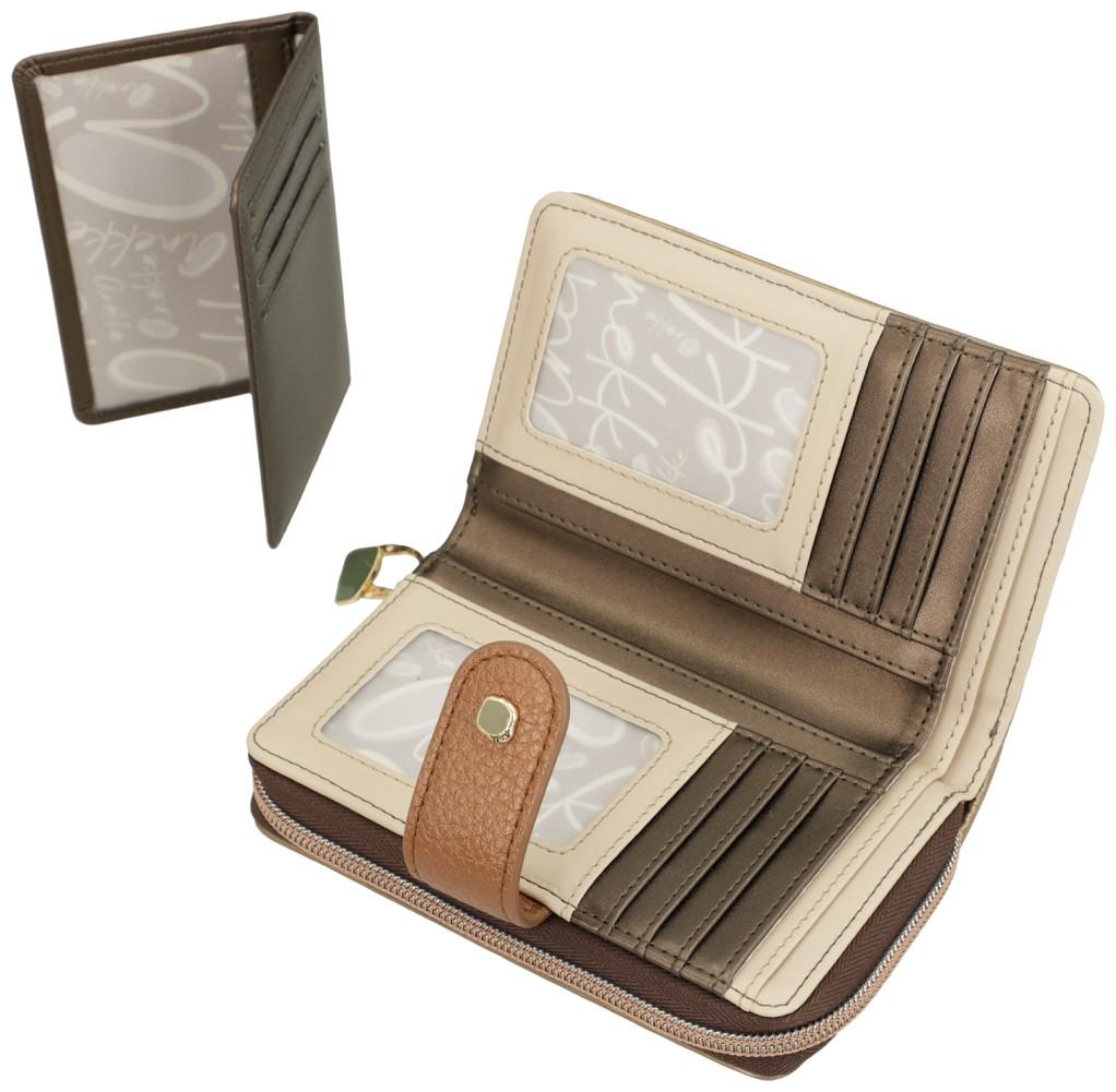 kompakte Anekke Klappbörse farbenfroh antik Muse Amphora Glanz Kartenetui