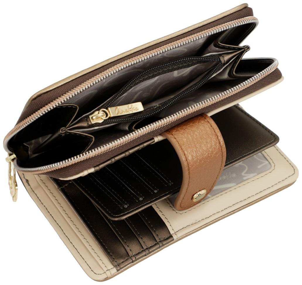 kompakte Anekke Klappbörse farbenfroh antik Muse Amphora Glanz Kartenetui