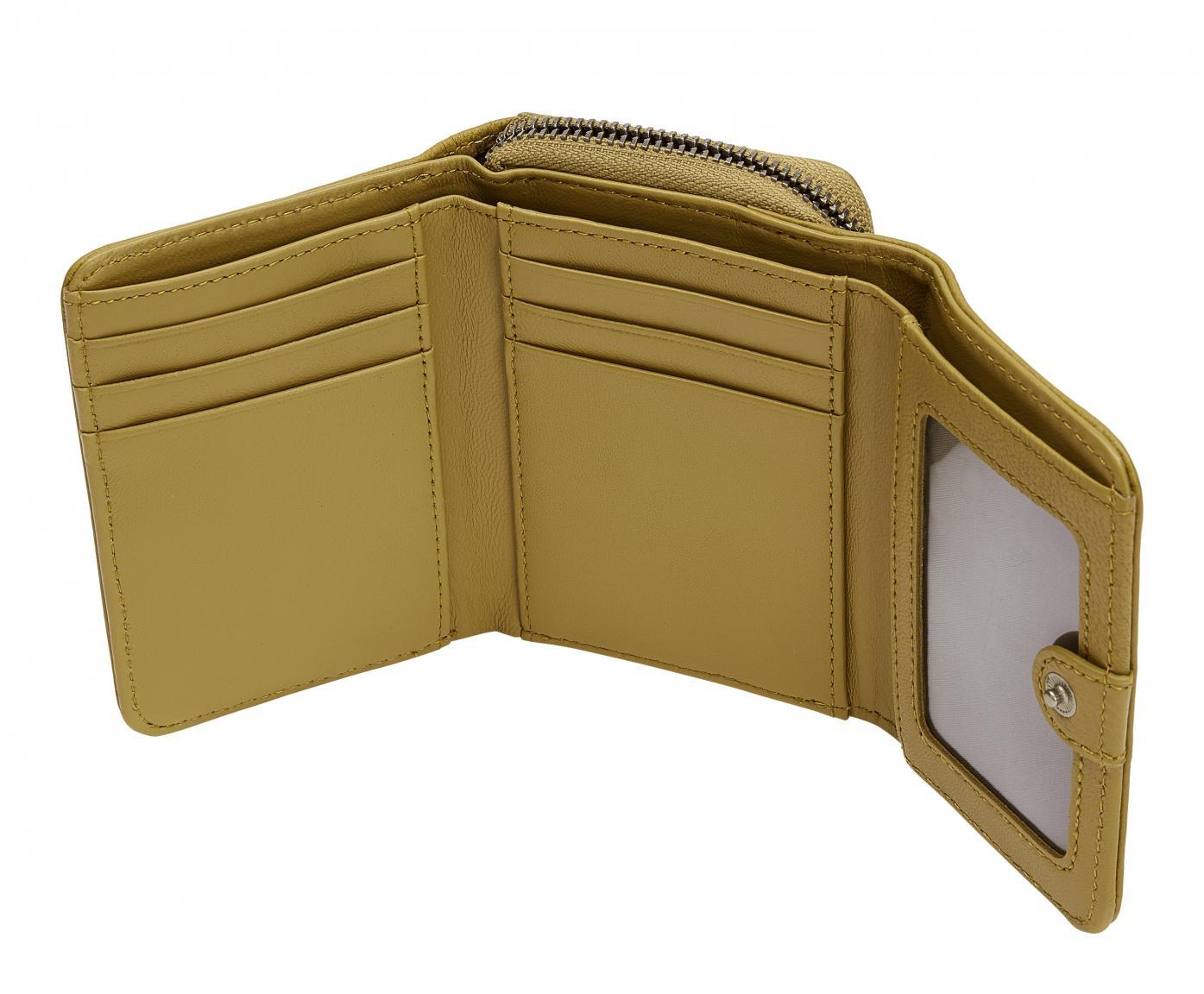 kompakte Brieftasche Liebeskind Pablita Wallte Medium Dark Dijon RFID