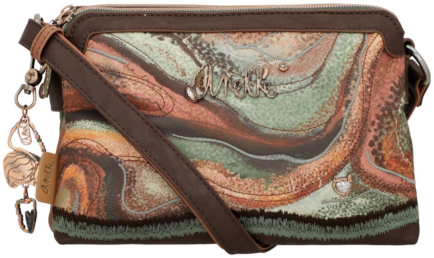 kompakte Crossovertasche Anekke Core Outer Stepp grün