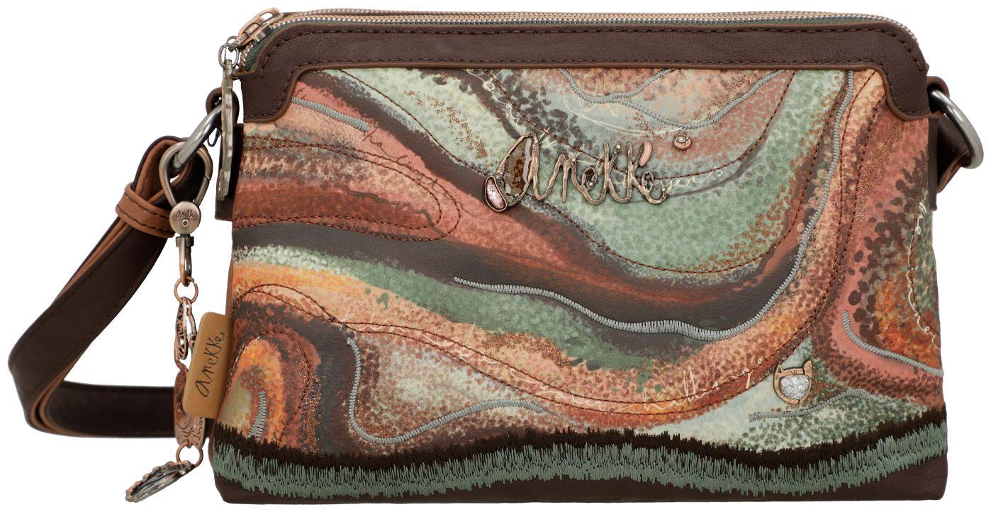 kompakte Crossovertasche Anekke Core Outer Stepp grün