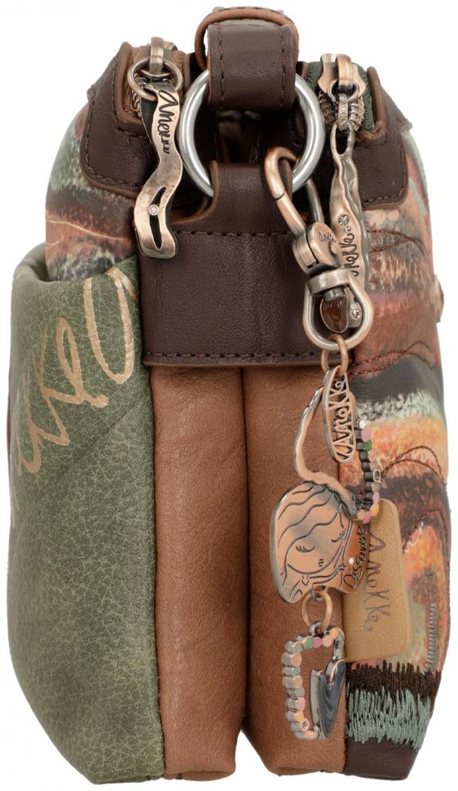 kompakte Crossovertasche Anekke Core Outer Stepp grün