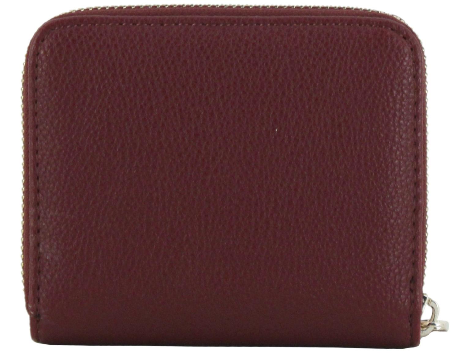 kompakte Geldbörse dunkelrot Guess Laurel II SLG Wine