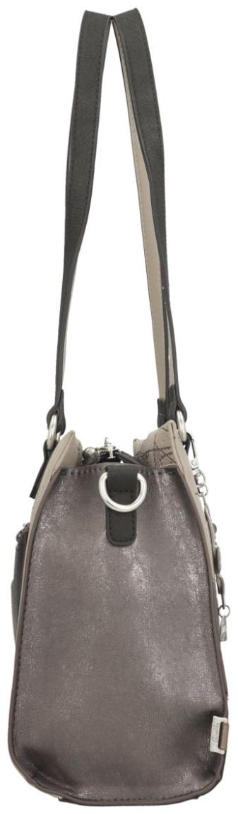 kompakte Henkeltasche Anekke Sophia Auralis bestickt beige