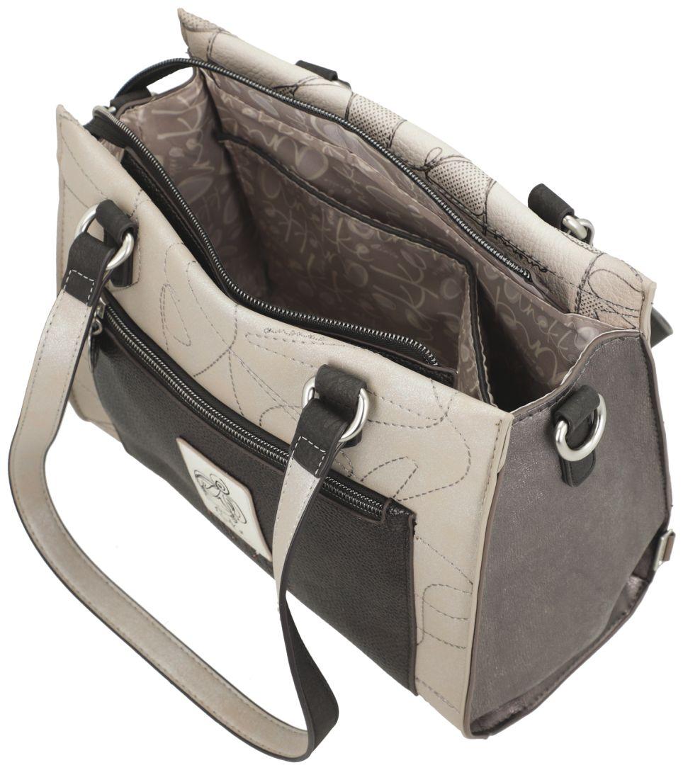 kompakte Henkeltasche Anekke Sophia Auralis bestickt beige