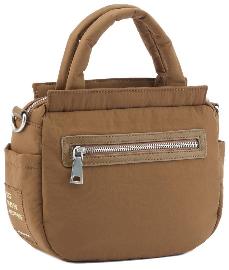 kompakte Kurzgrifftasche Keep it Nylon FredsBruder Desert Brown