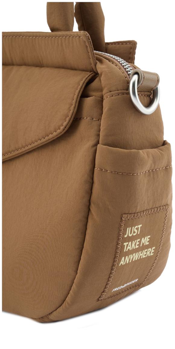 kompakte Kurzgrifftasche Keep it Nylon FredsBruder Desert Brown