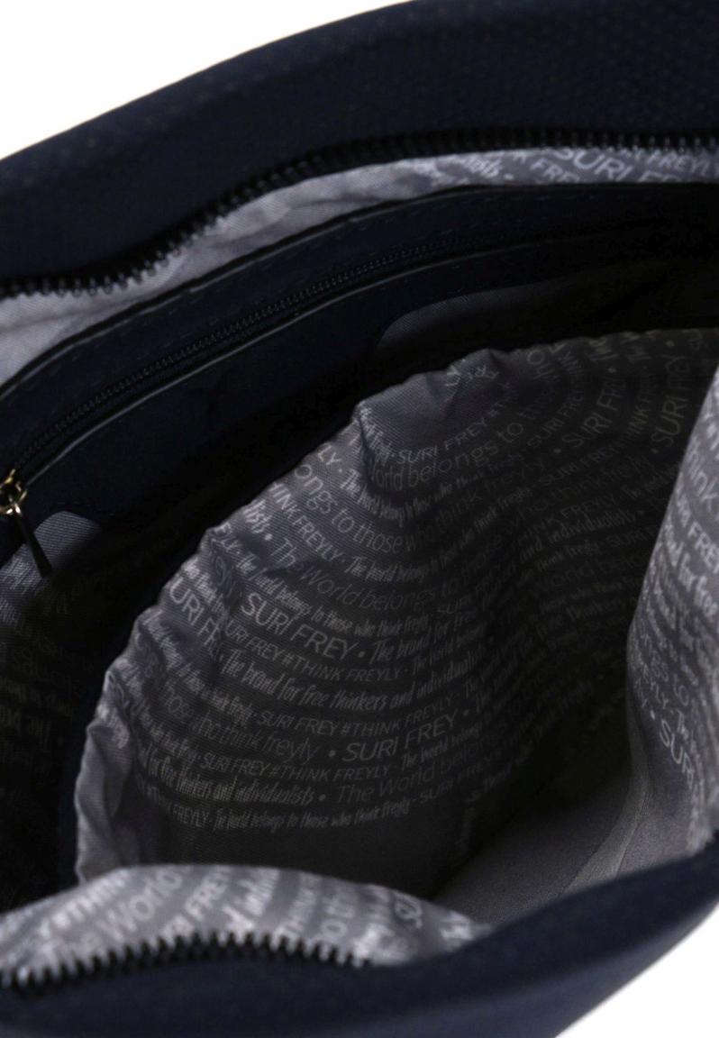 kompakte Schultertasche Romy PU Cutout Suri Frey Marineblau