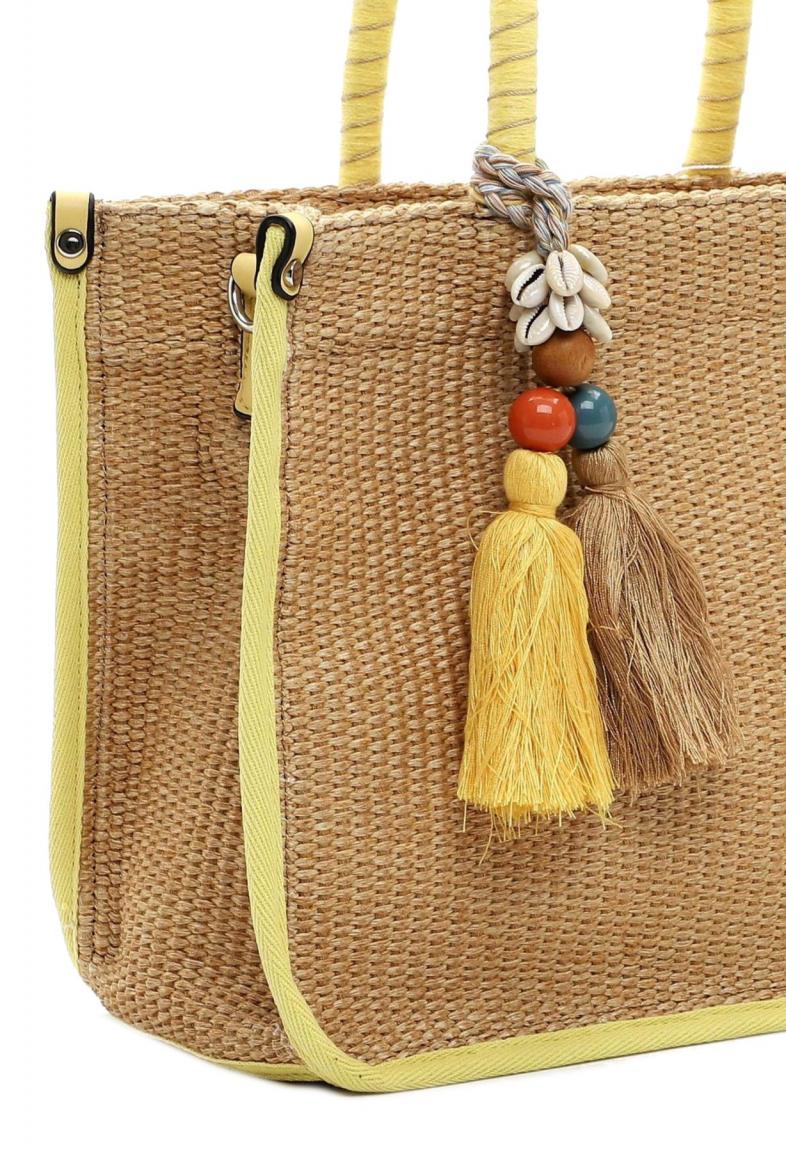 kompakte Sommertasche Suri Frey Kirsty Yellow Minishopper