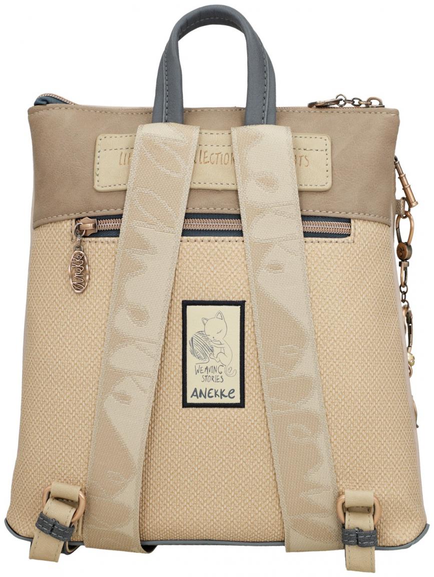 kompakter Damenrucksack mit Metallic Effekt Anekke Memories