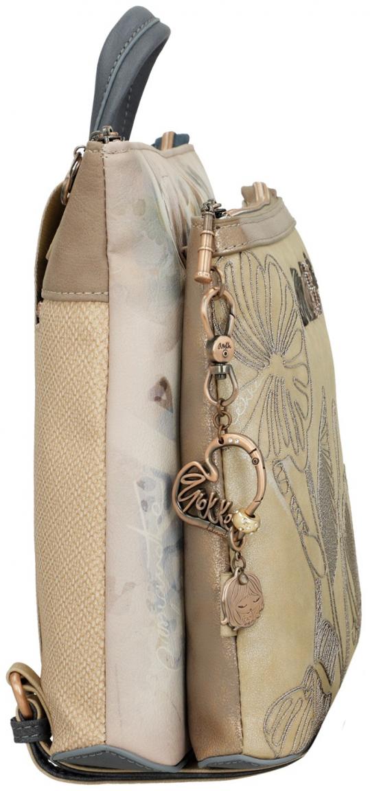 kompakter Damenrucksack mit Metallic Effekt Anekke Memories