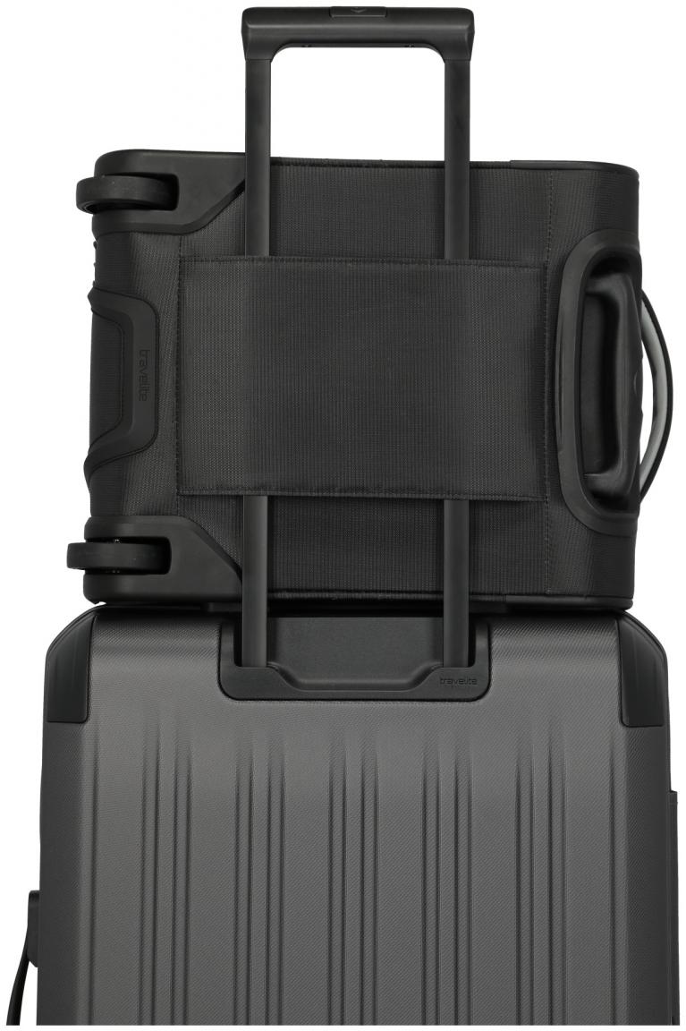 kompakter Rollenkoffer XS 40cm Travelite Jetpack Wings 2 Rad Cabin schwarz