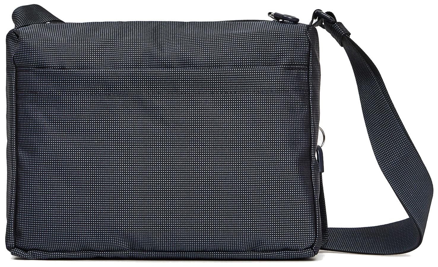 leichte Schultertasche dunkelblau Mandarina Duck MD20 Crossover Scarab