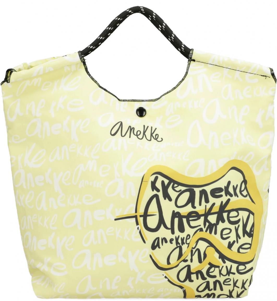 leichte Strandtasche Anekke Nature Towanda gelb schwarz