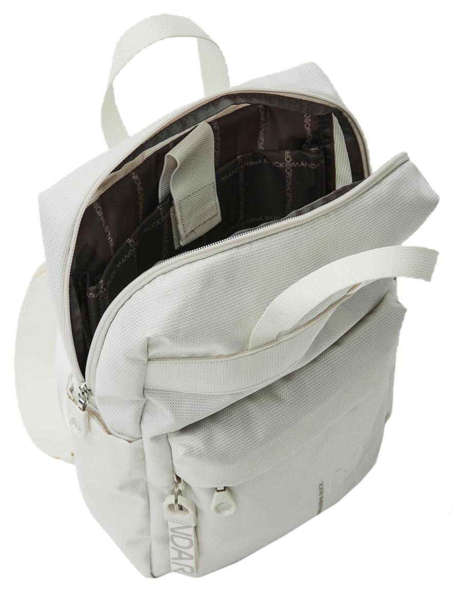 leichter Damenrucksack cremeweiß MD20 Latte Mandarina Duck