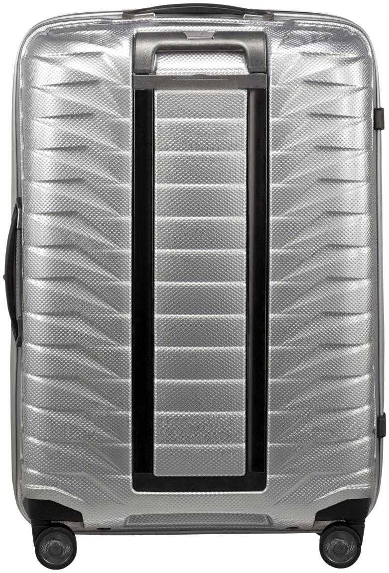 leichter Hartschalenkoffer silber Samsonite Proxis Spinner L 75cm