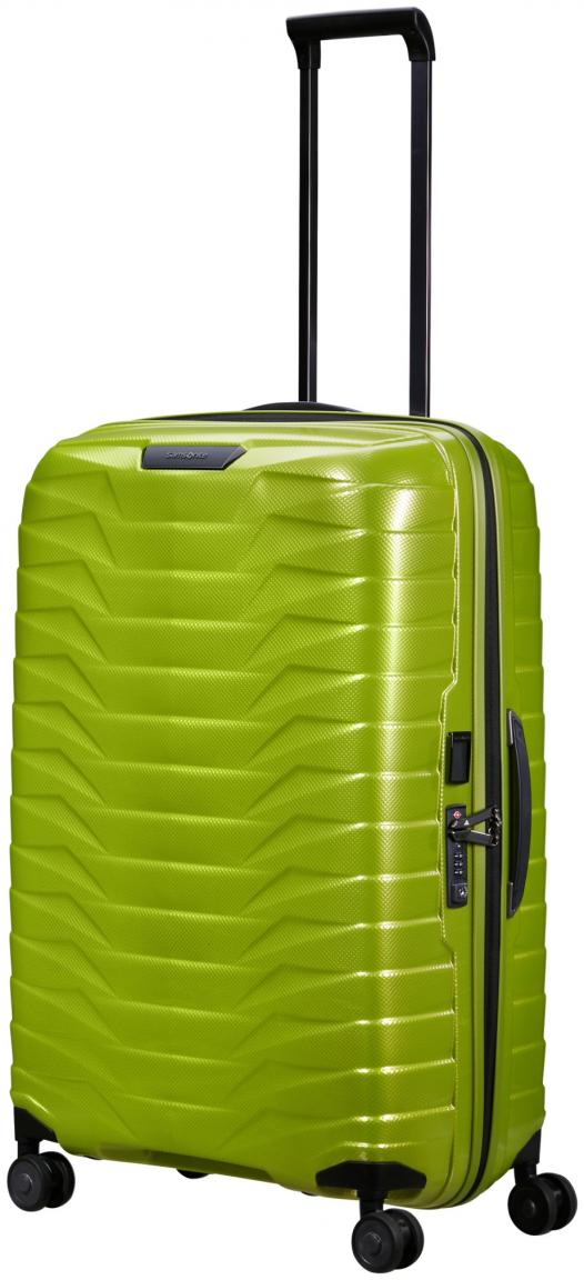 leichter Rollenkoffer Samsonite Proxis Spinner L 75cm Lime hellgrün