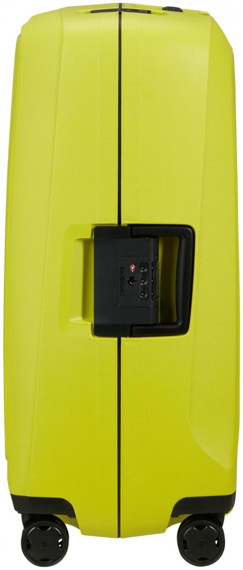 leuchtend hellgrüner Rollenkoffer Samsonite Essens Spinner M 69cm Lime