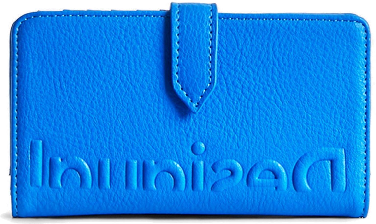 leuchtendes Blau Desigual Damenbörse Navy Pia Half Logo
