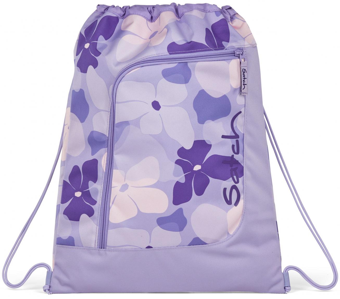 mädchenhafter Sportbeutel Satch Lilac Blossom recycelt