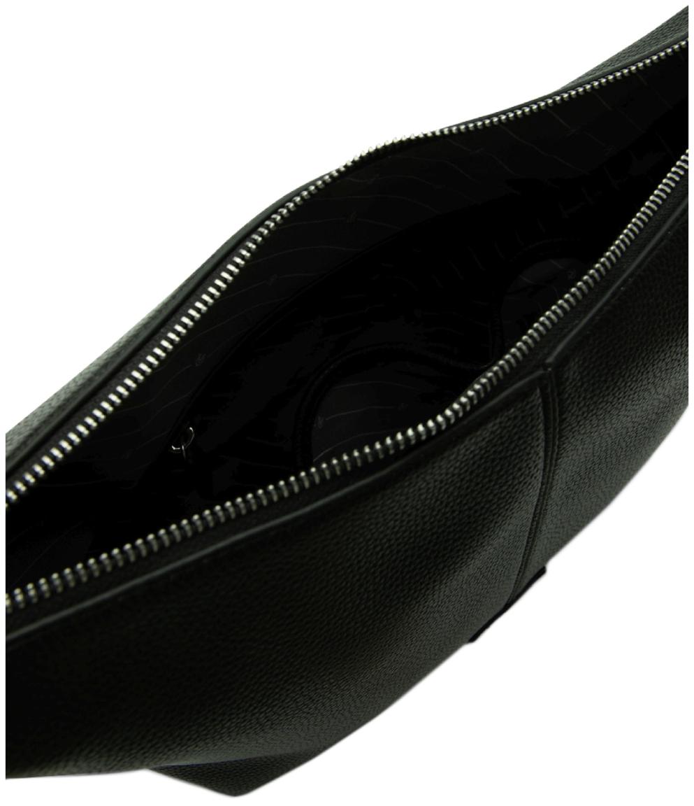 mittelgroße Schultertasche L.Credi schwarz vegan Patricia