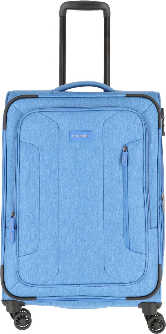 mittlerer Reisekoffer Weichgepäck Travelike Boja M 67cm blau erweiterbar