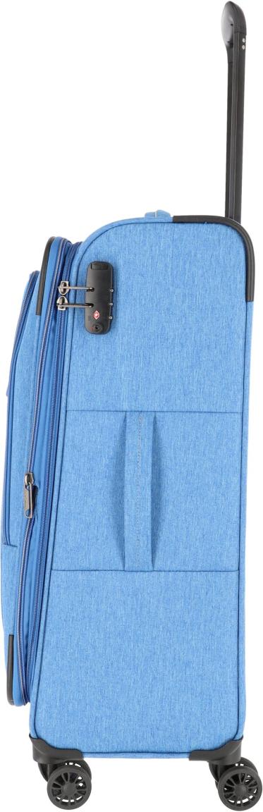 mittlerer Reisekoffer Weichgepäck Travelike Boja M 67cm blau erweiterbar