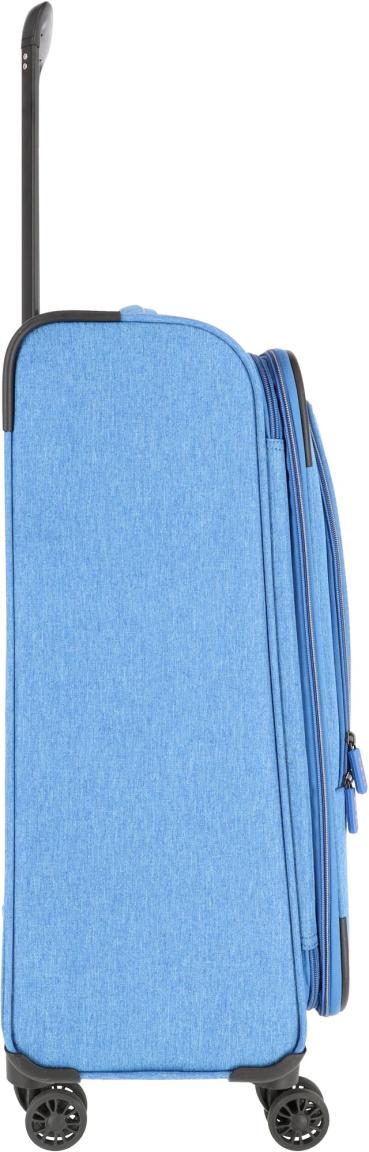 mittlerer Reisekoffer Weichgepäck Travelike Boja M 67cm blau erweiterbar