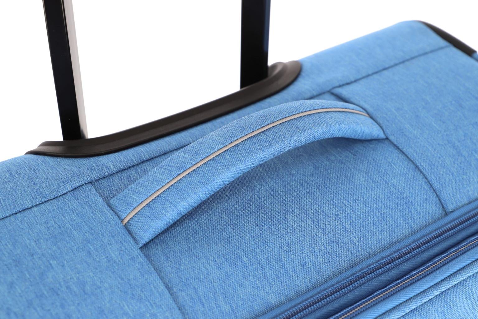 mittlerer Reisekoffer Weichgepäck Travelike Boja M 67cm blau erweiterbar