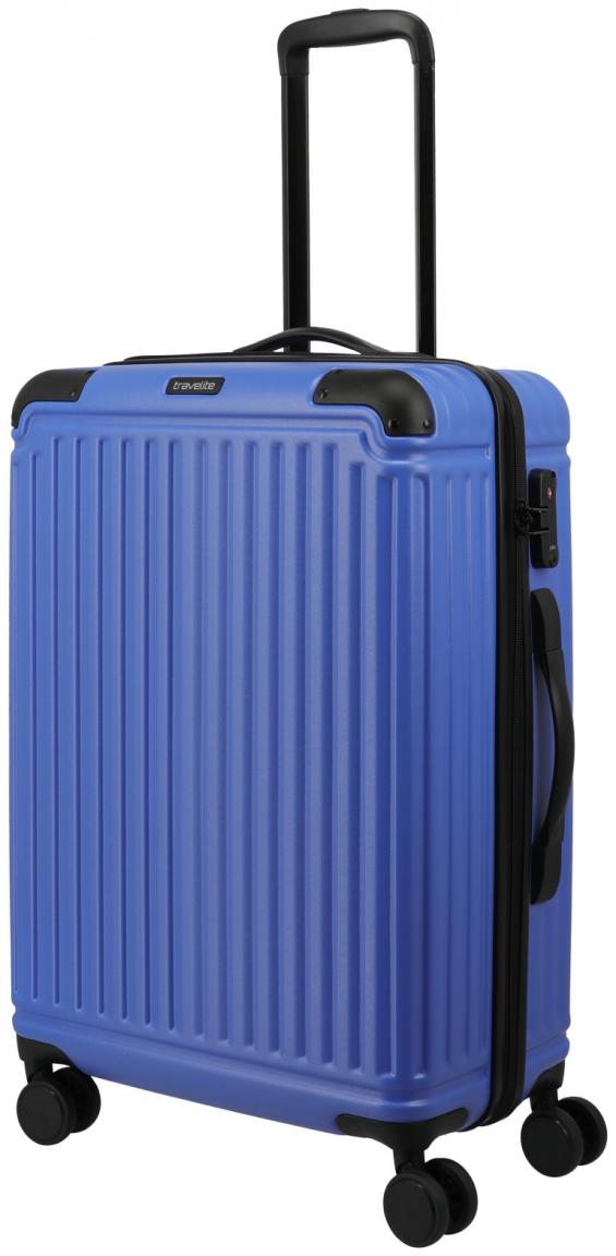 mittlerer Rollenkoffer blau Travelite Cruise M 67cm Blue Violet