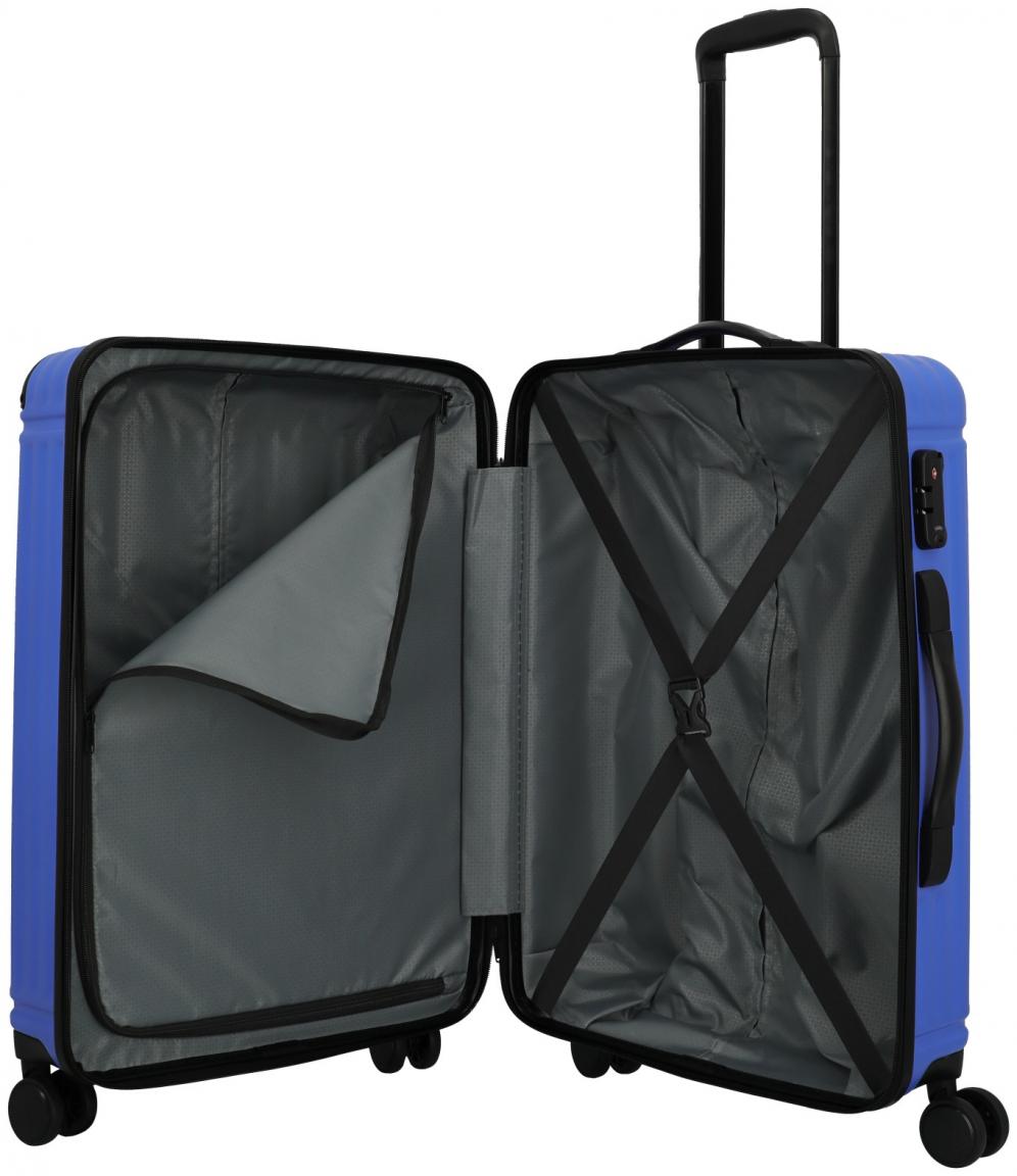 mittlerer Rollenkoffer blau Travelite Cruise M 67cm Blue Violet