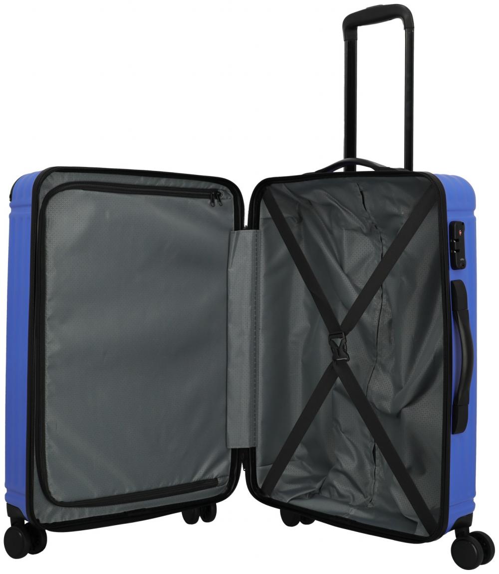 mittlerer Rollenkoffer blau Travelite Cruise M 67cm Blue Violet