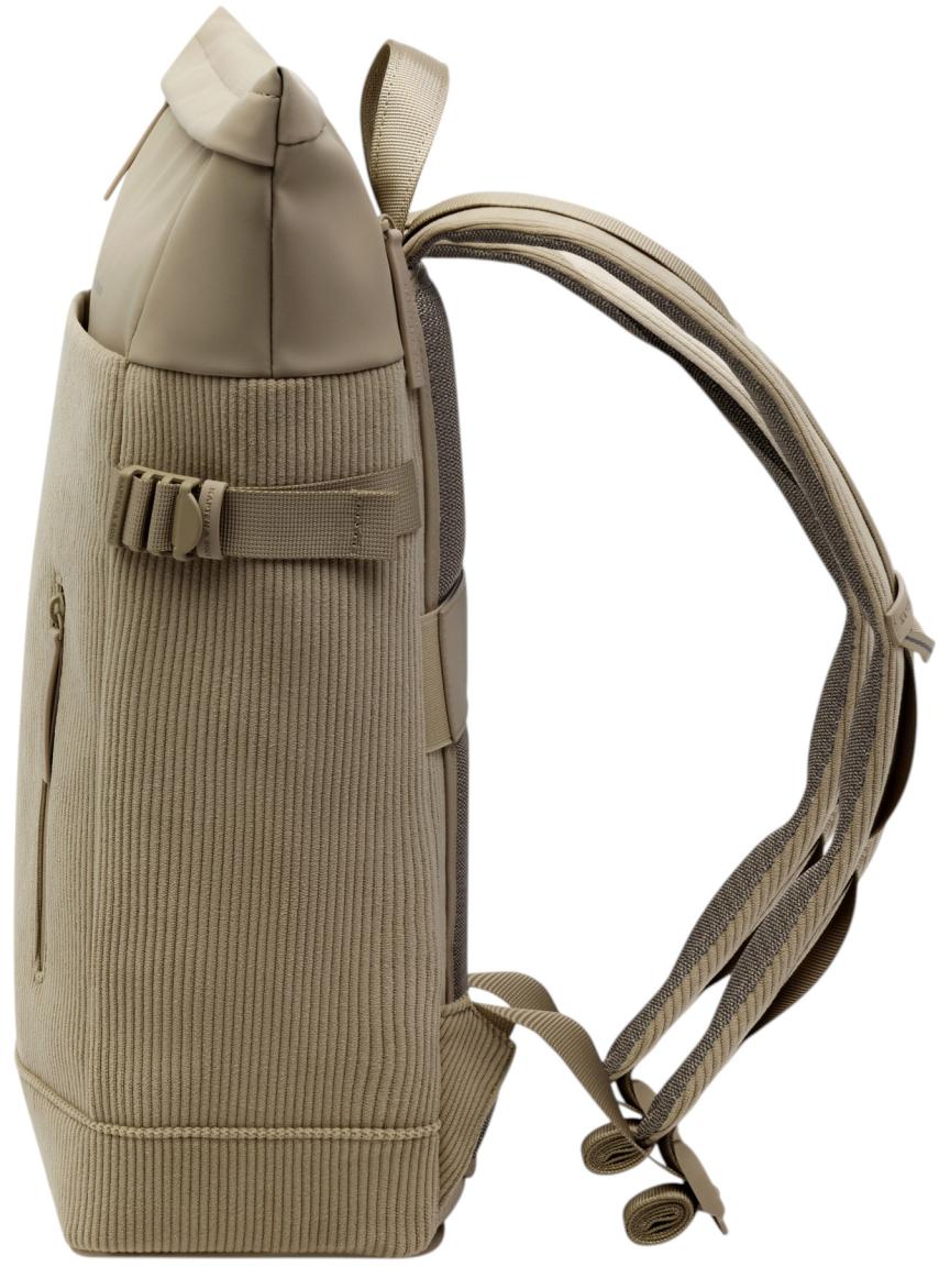 moderner Tagesrucksack Kapten & Son Helsinki braungrün recycelt Dusty Khaki