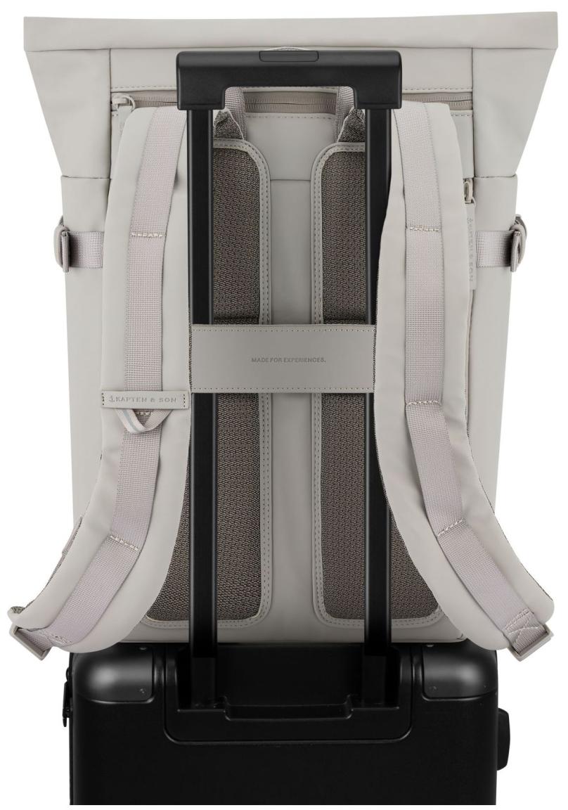 moderner Tagesrucksack Kapten & Son Helsinki braungrün recycelt Dusty Khaki