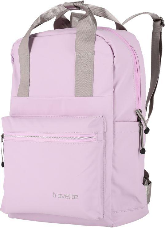 pastell lila Freizeitrucksack beschichtet Travelite Basics flieder