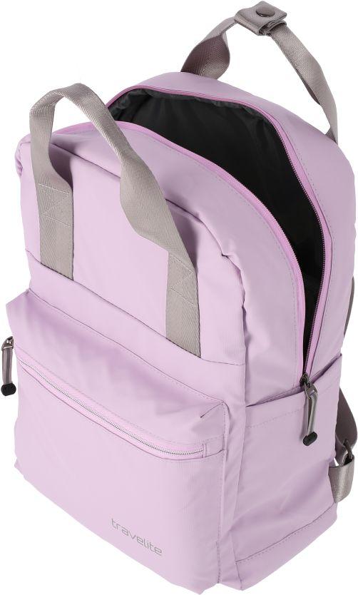 pastell lila Freizeitrucksack beschichtet Travelite Basics flieder