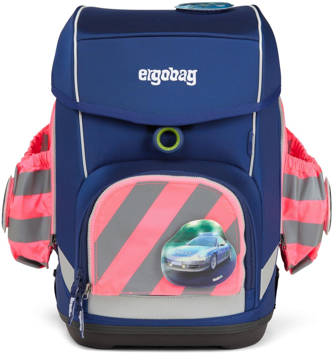 pink Reflektorstreifen ergobag Zippies Seitentaschenset für Schultasche