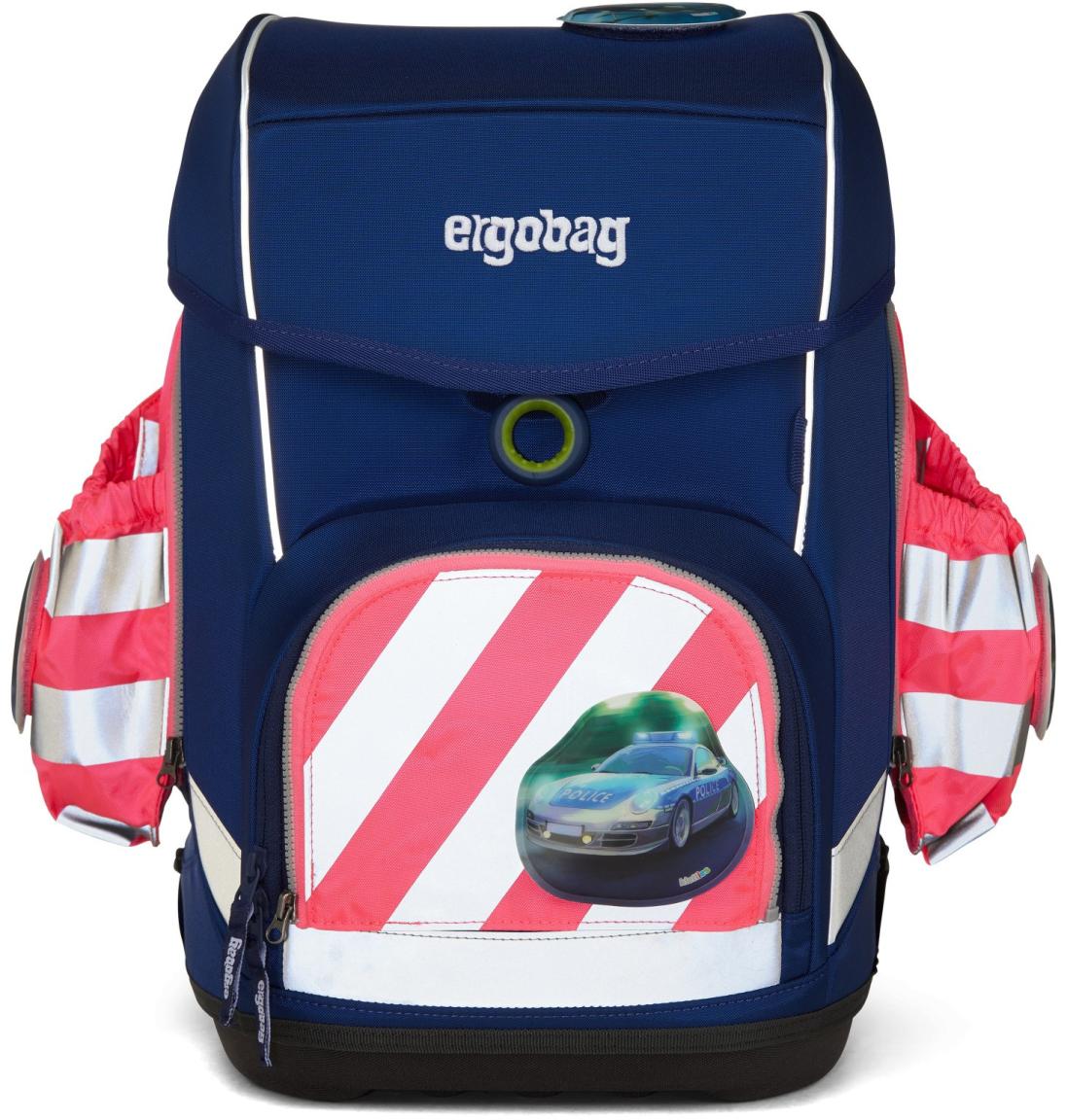 pink Reflektorstreifen ergobag Zippies Seitentaschenset für Schultasche