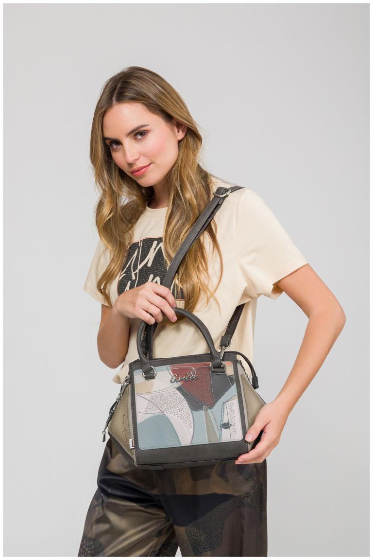 raffinierte Kurzgrifftasche Nietendekor Sophia Auralis Anekke