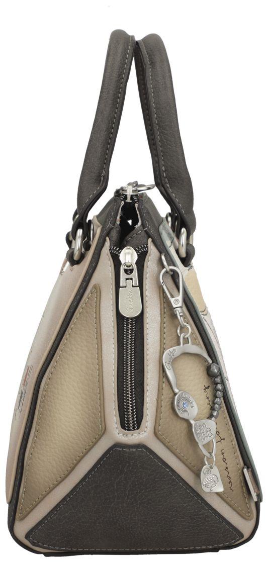 raffinierte Kurzgrifftasche Nietendekor Sophia Auralis Anekke