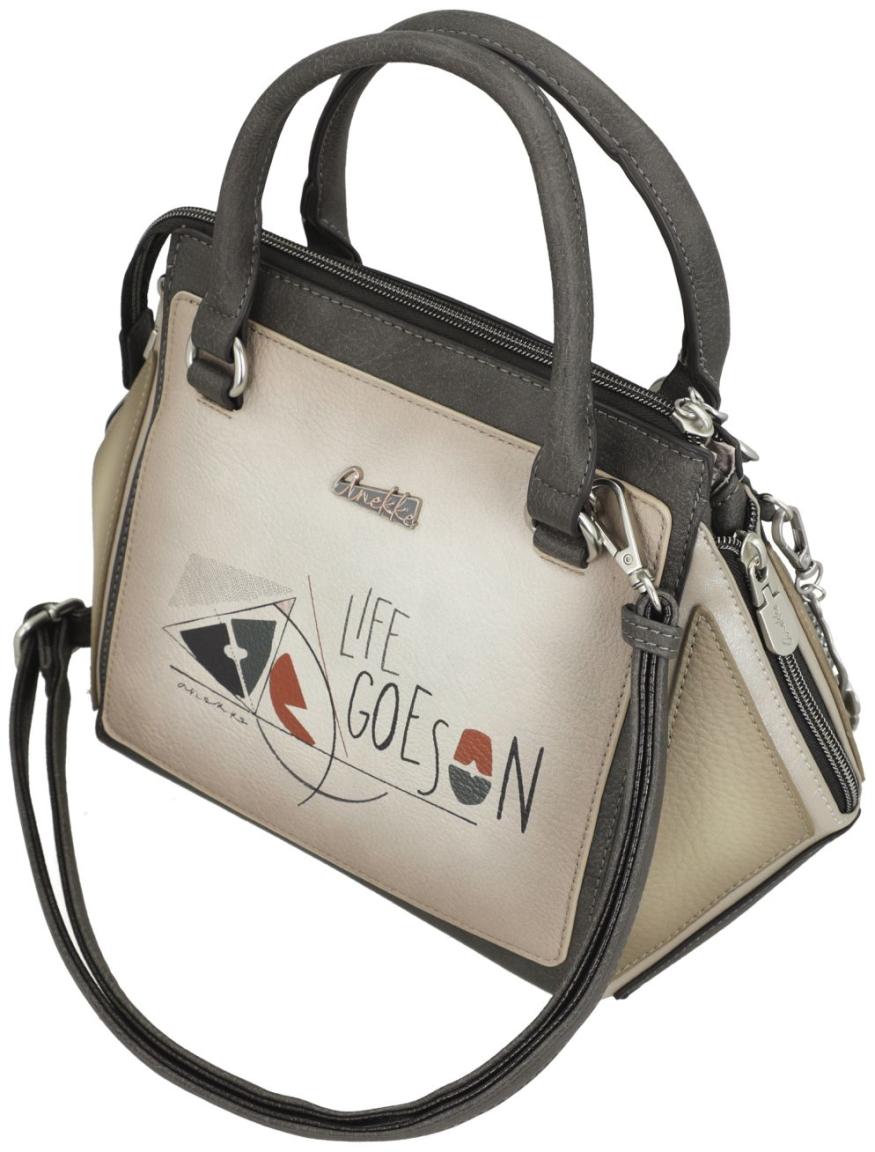 raffinierte Kurzgrifftasche Nietendekor Sophia Auralis Anekke