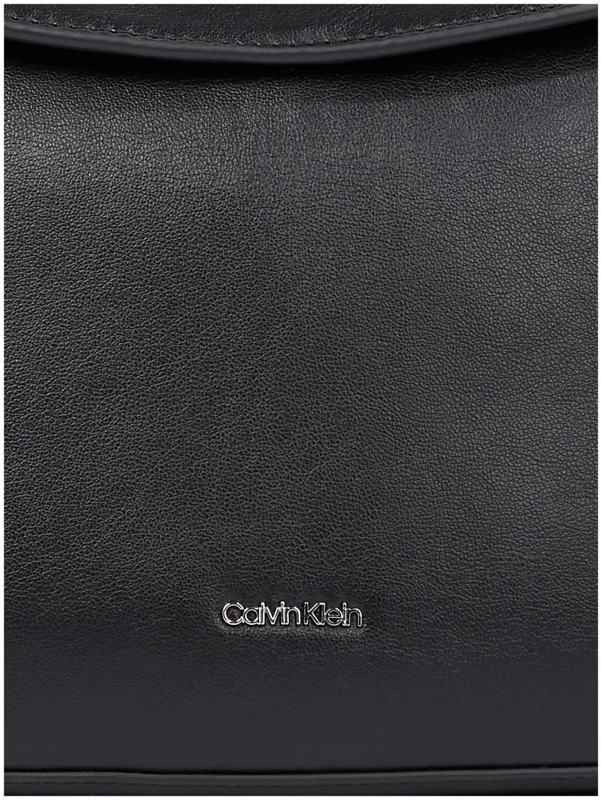 raffinierte Schultertasche Calvin Klein Soft Sculpt schwarz