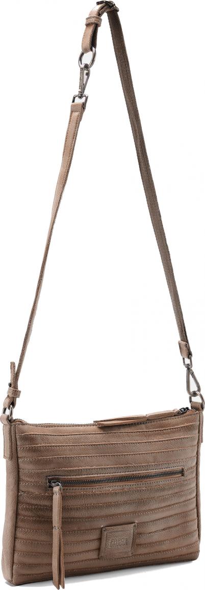 raffinierte Umhängetasche Layer Crossbag Caramel FREDsBRUDER Vintage