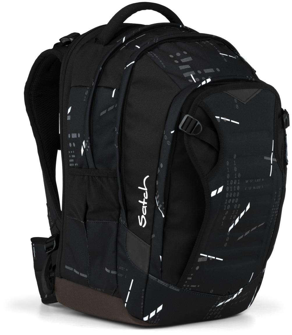 reflektierende Schultasche Ninja Matrix Satch Match Plus schwarz mitwachsend