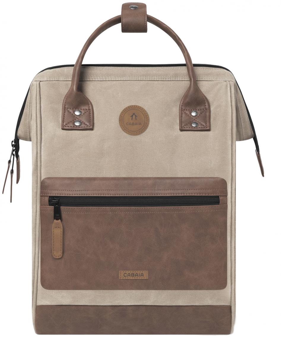 robuster Rucksack Vintage Cabaia Adventurer Medium Rabat Camel