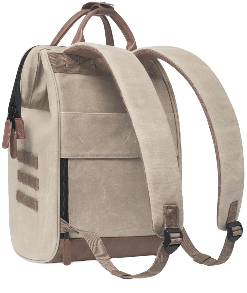 robuster Rucksack Vintage Cabaia Adventurer Medium Rabat Camel