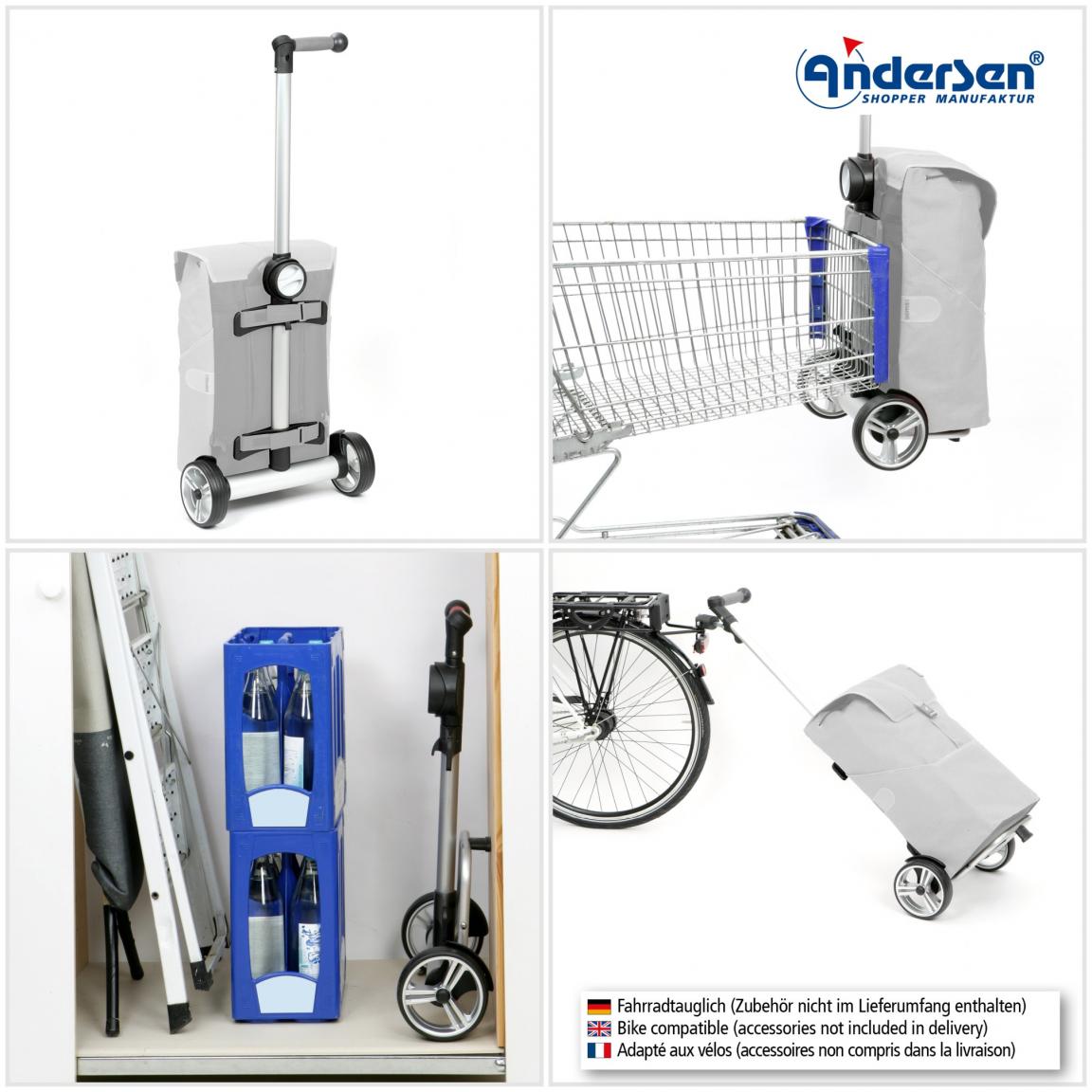 robustes Fahrgestell Unus Shopper Andersen Kugellager Aluminium