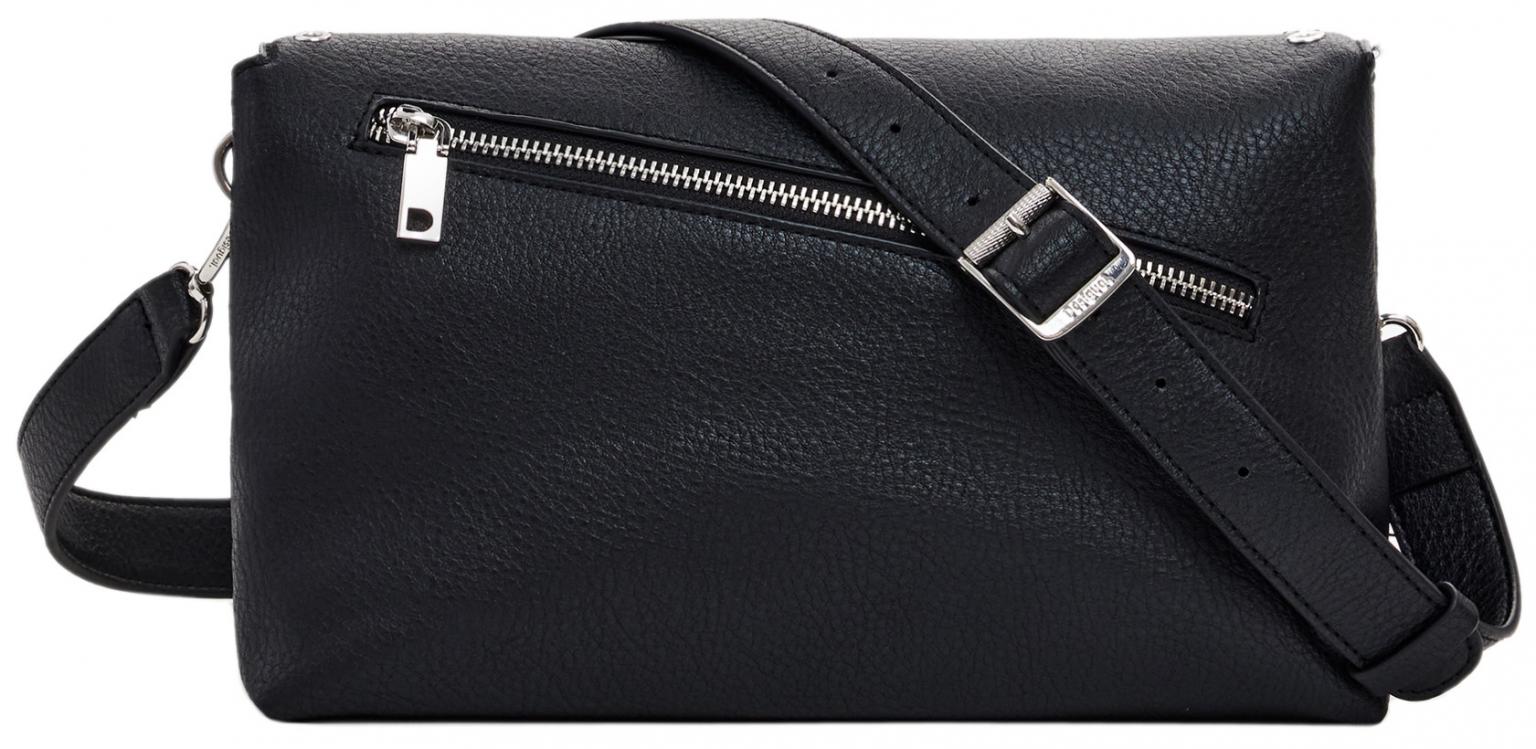 rockige Überschlagtasche Venecia 2.0 Mickey schwarz